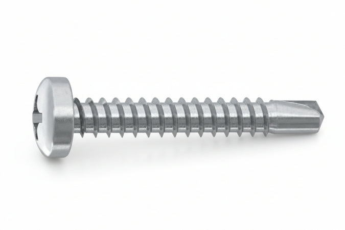 Vite Autoperforante Tc Cava Ph In Acciaio Zincato Bianco- - Ø Mm.3,9X32 - 500 Pezzi Ambrovit