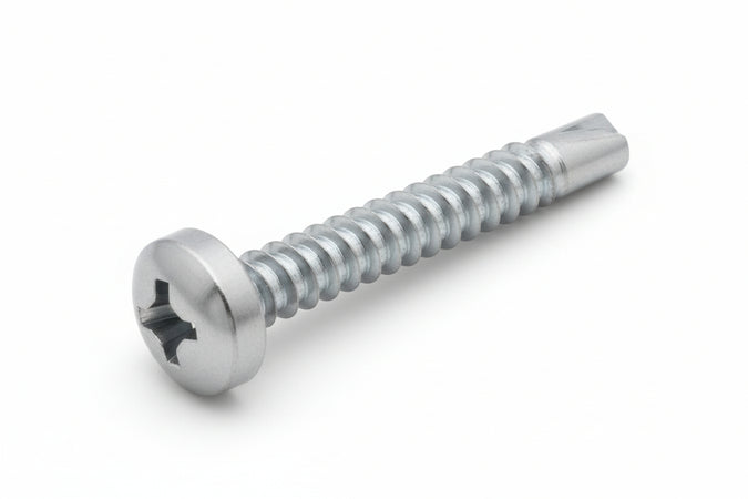 Vite Autoperforante Tc Cava Ph In Acciaio Zincato Bianco- - Ø Mm.4,2X16 - 1000 Pezzi Ambrovit