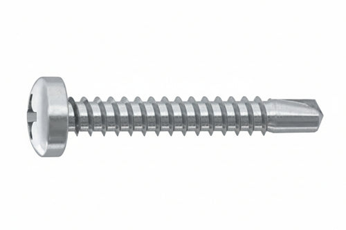 Vite Autoperforante Tc Cava Ph In Acciaio Zincato Bianco- - Ø Mm.4,2X19 - 1000 Pezzi Ambrovit
