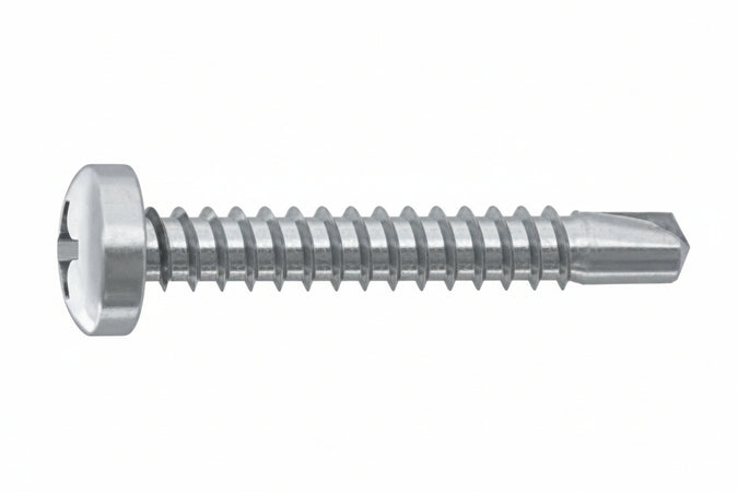 Vite Autoperforante Tc Cava Ph In Acciaio Zincato Bianco- - Ø Mm.4,2X19 - 1000 Pezzi Ambrovit