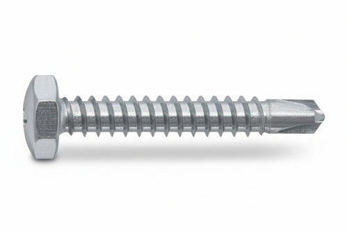 Vite Autoperforante Tc Cava Ph In Acciaio Zincato Bianco- - Ø Mm.4,8X38 - 500 Pezzi Ambrovit