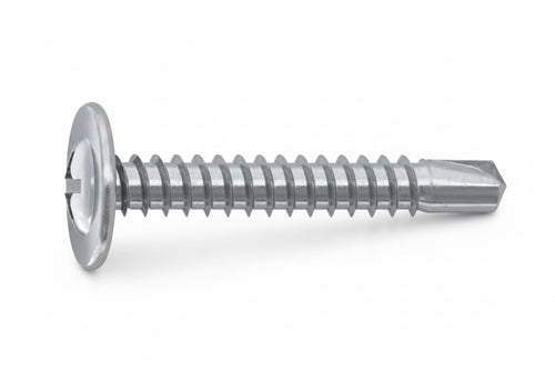 Vite Autoperforante Tmt Ranellata Cava Ph In Acciaio Zincato Bianco- - Ø Mm.4,2X22 - 1000 Pezzi Ambrovit