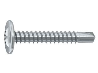 Vite Autoperforante Tmt Ranellata Cava Ph In Acciaio Zincato Bianco- - Ø Mm.4,8X19 - 500 Pezzi Ambrovit