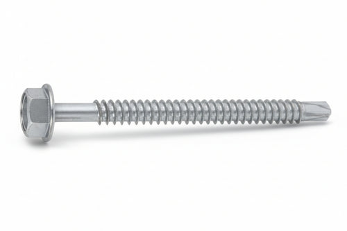 Vite Tirafondi Per Metallo Autoperforante In Acciaio Zincato Bianco- - Ø Mm.4,2X19 - 1000 Pezzi Ambrovit