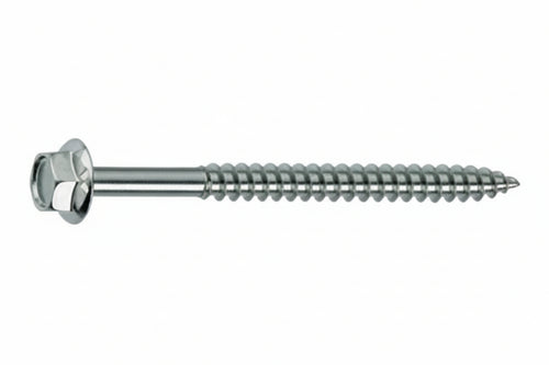 Vite Tirafondi Per Legno Testa Esagono- - Ø Mm.6X60 - 200 Pezzi Ambrovit