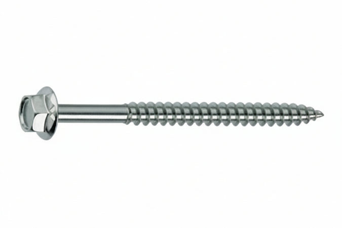 Vite Tirafondi Per Legno Testa Esagono- - Ø Mm.6X60 - 200 Pezzi Ambrovit