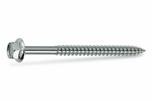 Vite Tirafondi Per Legno Testa Esagono- - Ø Mm.6X100 - 100 Pezzi Ambrovit