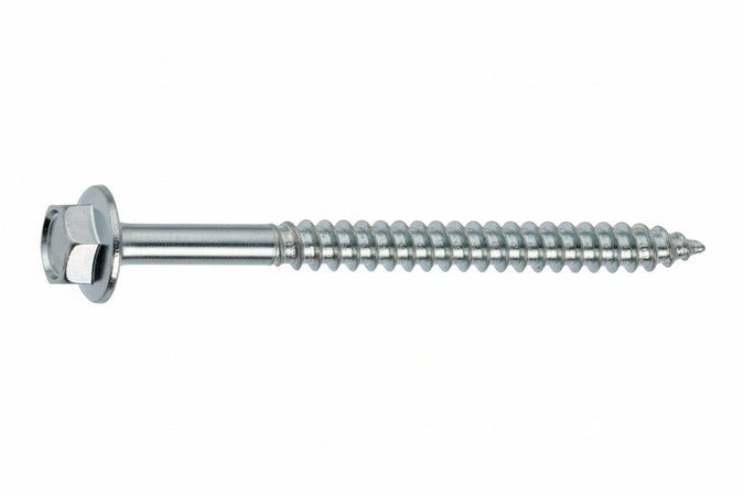 Vite Tirafondi Per Legno Testa Esagono- - Ø Mm. 6X130 - 100 Pezzi Ambrovit