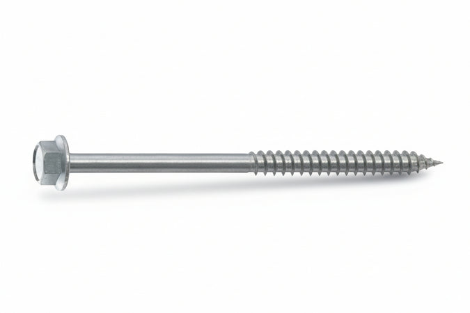 Vite Tirafondi Per Legno Testa Esagono- - Ø Mm.6,5X40 - 200 Pezzi Ambrovit