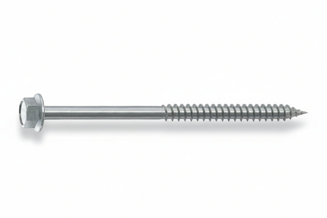 Vite Tirafondi Per Legno Testa Esagono- - Ø Mm.6,5X50 - 200 Pezzi Ambrovit