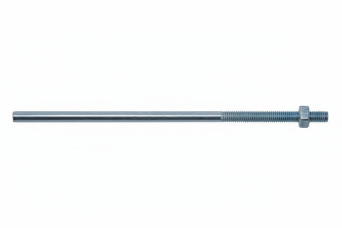 Barrette Filettate Con Dado- - Ø Mm.6 Ma X250 - 100 Pezzi