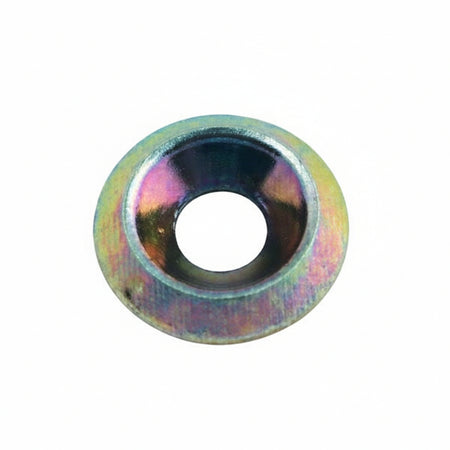 Rondelle Coniche Zincate Gialle- - Ø Int.Mm.9,5 - Ø Est.Mm.25 Per Viti Ø Mm.8 - 50 Pezzi