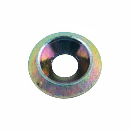 Rondelle Coniche Zincate Gialle- - Ø Int.Mm.11,4 - Ø Est.Mm.32 Per Viti Ø Mm.10 - 50 Pezzi