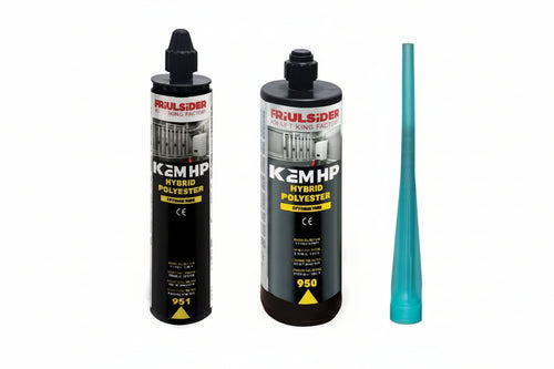 Ancorante Chimico Resina Poliestere Kem Hp Hybrid- - Ml.300 In Cartuccia - 6 Pezzi Friulsider