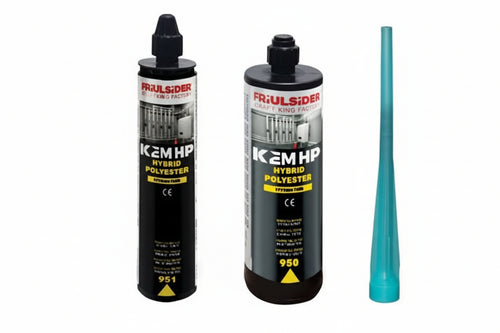 Ancorante Chimico Resina Poliestere Kem Hp Hybrid- - Ml.400 In Cartuccia - 6 Pezzi Friulsider