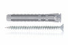 Tassello Nylon Universale Vite Tps Truciolare Zincata Bianca X1 Evo-L- - Ø Mm.6X50 Vite Ø Mm.4,5X60 Spes.Fissaggio Mm.5 - 100 Pezzi Friulsider