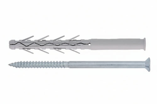 Tassello In Nylon Prolungato Ad Elevata Espansione Con Vite Tup4- - Ø Mm.10X200 Vite Ømm.7X205 Spes.Fissaggio Mm.130 - 50 Pezzi Friulsider