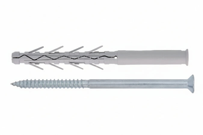 Tassello In Nylon Prolungato Ad Elevata Espansione Con Vite Tup4- - Ø Mm.10X200 Vite Ømm.7X205 Spes.Fissaggio Mm.130 - 50 Pezzi Friulsider