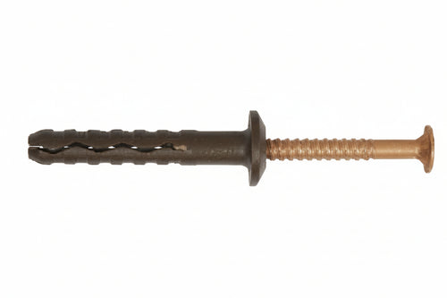 Tassello Premontato In Nylon Bordo Piatto Con Vite Inox A2 Ramata Tbb- - Ø Mm.6X40 Vite Ø Mm.3,8X45 Spess.Fissaggio Mm.10 - 200 Pezzi Friulsider