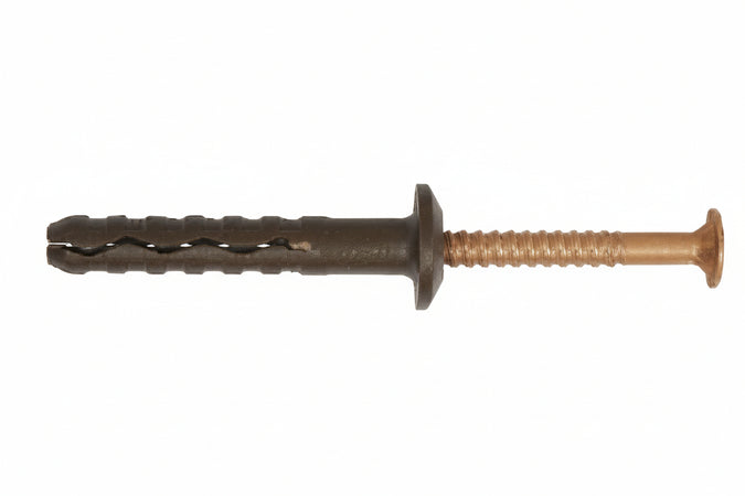 Tassello Premontato In Nylon Bordo Piatto Con Vite Inox A2 Ramata Tbb- - Ø Mm.6X40 Vite Ø Mm.3,8X45 Spess.Fissaggio Mm.10 - 200 Pezzi Friulsider