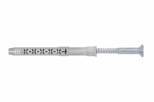Tassello Prolungato Premontato In Nylon Con Vite Zincata Bianca Fm-X5- - Ø Mm.8X100 Vite T30 Ø Mm.6X105 Spes.Fissag.Mm.30 - 50 Pezzi Friulsider