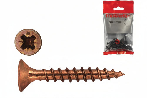 Viti Per Truciolare Tps Pozidrive Bronzate- - Ø Mm.3X20 In Blister Pz.50 - 10 Blister Friulsider