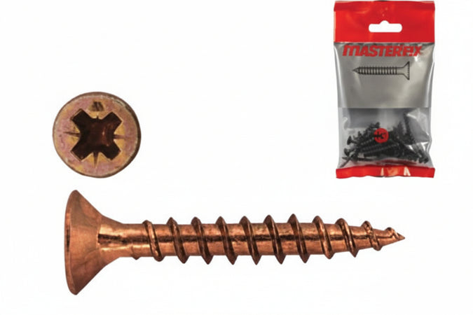 Viti Per Truciolare Tps Pozidrive Bronzate- - Ø Mm.3,5X20 In Blister Pz.50 - 10 Blister Friulsider