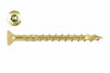 Viti Per Truciolare Testa Svasata Torx Acciaio Zincato Giallo- - Ø Mm.5X50 Filetto Mm.30 - Torx T25 - 200 Pezzi Ambrovit