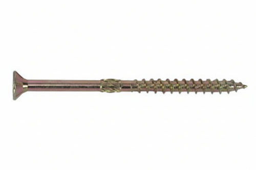Viti Truciolare Testa Svasata Torx Acciaio Zincato Giallo Fm-Wood Pro- - Ø Mm.8X340 Filetto Mm.100 - 50 Pezzi Friulsider
