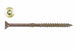Viti Truciolare Testa Svasata Torx Acciaio Zincato Giallo Fm-Wood Pro- - Ø Mm.10X400 Filetto Mm.100 - 50 Pezzi Friulsider