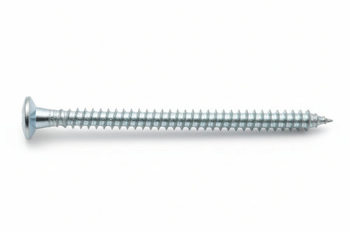 Vite Per Calcestruzzo Testa Svasata Piana Torx Zincata Bianca- - Ø Mm.7,5X 90 - 100 Pezzi Ambrovit