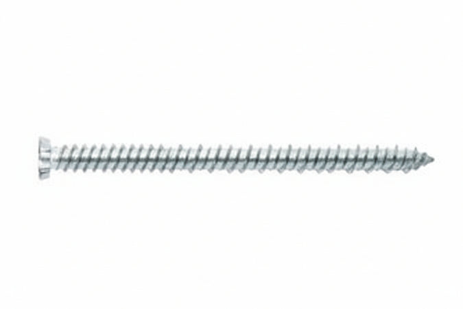 Vite Per Calcestruzzo Testa Svasata Piana Torx Zincata Bianca- - Ø Mm.7,5X102 - 100 Pezzi Ambrovit