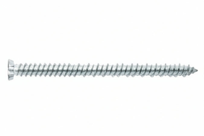 Vite Per Calcestruzzo Testa Svasata Piana Torx Zincata Bianca- - Ø Mm.7,5X182 - 100 Pezzi Ambrovit