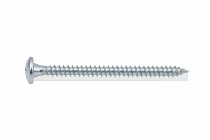 Viti Per Calcestruzzo Testa Cilindrica Torx Zincata Bianca- - Ø Mm.7,5X 80 - 100 Pezzi Ambrovit