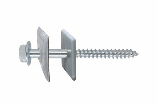 Vite Tirafondi Per Legno Autofiletante Acciaio Zincato Bianco Vl Ter- - Ø Mm.6X40 - 100 Pezzi Friulsider