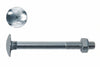 Bullone Acciaio Testa Tonda Con Dado- - Ø Mm.5X16 - 500 Pezzi Ambrovit