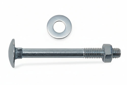 Bullone Acciaio Testa Tonda Con Dado- - Ø Mm.6X30 - 500 Pezzi Ambrovit
