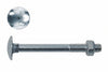 Bullone Acciaio Testa Tonda Con Dado- - Ø Mm.6X35 - 200 Pezzi Ambrovit