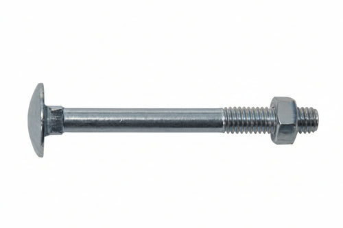 Bullone Acciaio Testa Tonda Con Dado- - Ø Mm.8X100 - 100 Pezzi Ambrovit