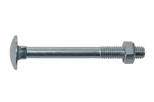 Bullone Acciaio Testa Tonda Con Dado- - Ø Mm.10X30 - 200 Pezzi Ambrovit