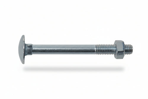 Bullone Acciaio Testa Tonda Con Dado- - Ø Mm.10X40 - 100 Pezzi Ambrovit