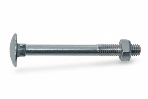 Bullone Acciaio Testa Tonda Con Dado- - Ø Mm.10X140 - 50 Pezzi Ambrovit