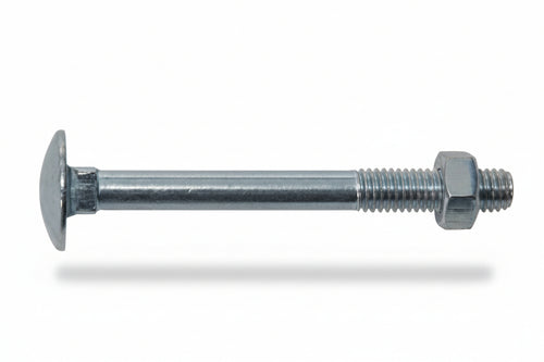 Bullone Acciaio Testa Tonda Con Dado- - Ø Mm.10X160 - 50 Pezzi Ambrovit