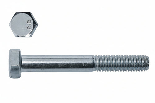 Viti Per Metallo 8.8 Testa Esagonale Parzialmente Filettate- - Ø Mm.8X60 - 100 Pezzi Ambrovit