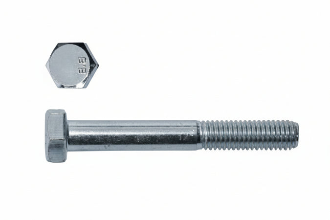 Viti Per Metallo 8.8 Testa Esagonale Parzialmente Filettate- - Ø Mm.12X60 - 50 Pezzi Ambrovit