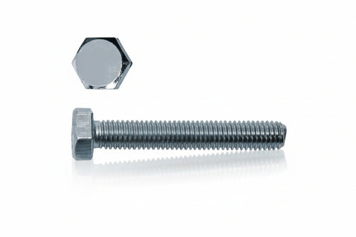 Viti Per Metallo 8.8 Testa Esagonale Interamente Filettate- - Ø Mm.6X80 - 200 Pezzi Ambrovit