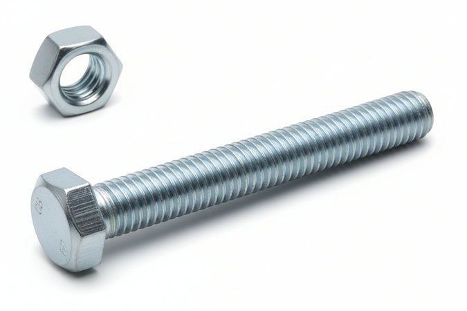 Viti Per Metallo 8.8 Testa Esagonale Interamente Filettate- - Ø Mm.12X50 - 50 Pezzi Ambrovit