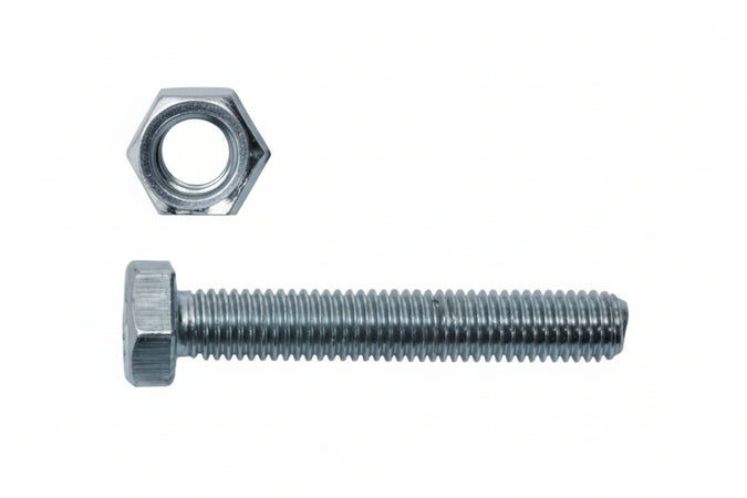 Viti Per Metallo 8.8 Testa Esagonale Interamente Filettate- - Ø Mm.20X40 - 25 Pezzi Ambrovit