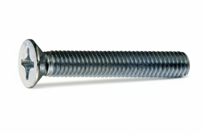 Viti Per Metallo 4.8 Testa Svasata Piana- - Ø Mm.3X35 - 1000 Pezzi Ambrovit