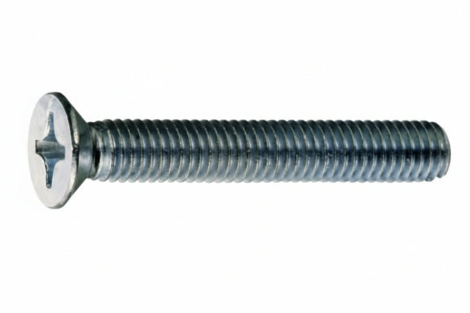 Viti Per Metallo 4.8 Testa Svasata Piana- - Ø Mm.3X50 - 500 Pezzi Ambrovit